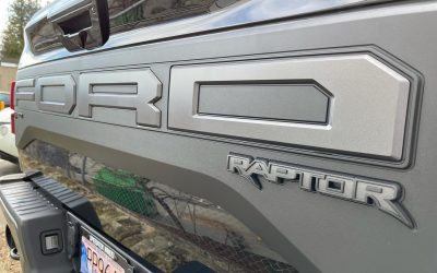 Ford raptor rear logo