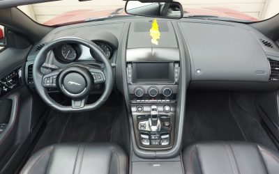 A clean car is a safe car, aerial view of the interior